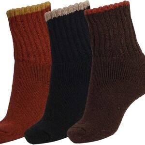 BomKinta Boot Socks for Women Winter Solid Thick Warm Socks Cozy Crew Socks